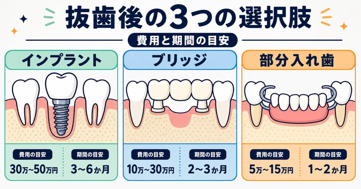 抜歯が必要となった場合の手順と回復までの過ごし方